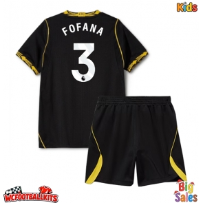 Chelsea Wesley Fofana #3 Replica Away Stadium Kit for Kids 2026-27 Short Sleeve (+ pants)